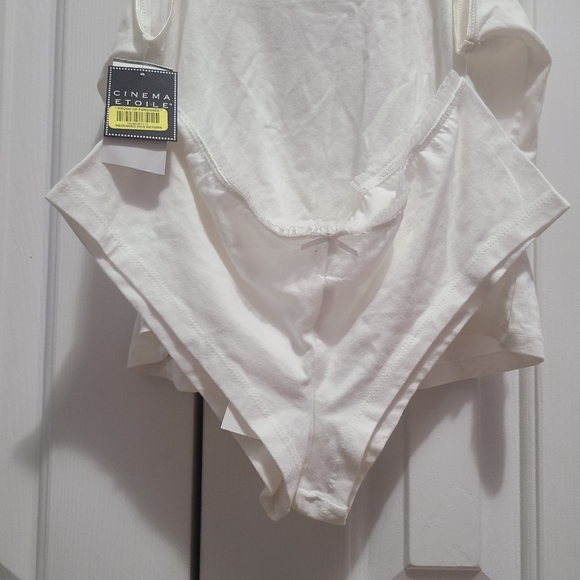 Cinema Etoile Bridal Set Cami & Boyshort Size M Medium Bride Wedding Ruffle NWT - Picture 11 of 16